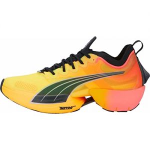 PUMA Fast-R Nitro Elite Fireglow Womens Running Shoes - Yellow - 5