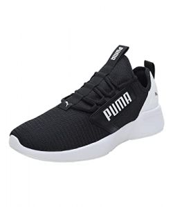 PUMA Retaliate Block Running Shoe Men's Puma Black Puma White 9.5 UK