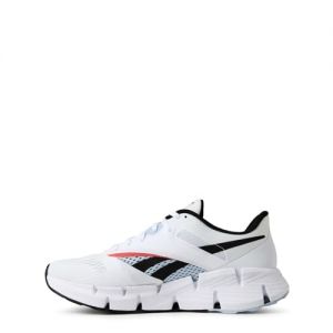 Reebok Mens Zig Dynamica Road Running Shoes White/Red/Black 9 (43)