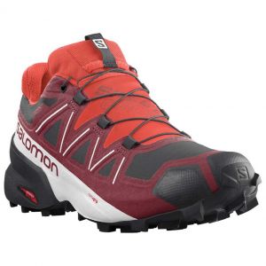 Salomon Speedcross 5 Goretex Trail Running Shoes Red Man