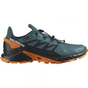Salomon Supercross 4 Goretex Trail Running Shoes Blue Man