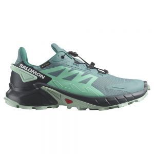 Salomon Supercross 4 Goretex Trail Running Shoes Green Woman