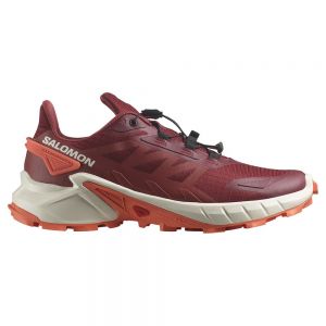 Salomon Supercross 4 Trail Running Shoes Red Woman