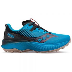 Saucony Endorphin Edge Trail Running Shoes Blue Man