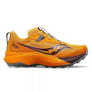Saucony Endorphin Edge Trail Running Shoes Orange Woman