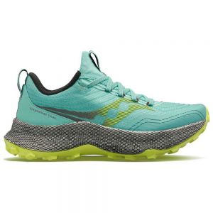 Saucony Endorphin Trail Running Shoes Blue Woman