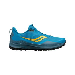 Saucony Peregrine 12 Blue Yellow Running Shoes