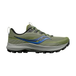 Saucony Peregrine 13 Green Gray Shoes