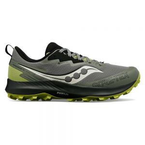 Saucony Peregrine 14 Gore-tex Trail Running Shoes Grey Man