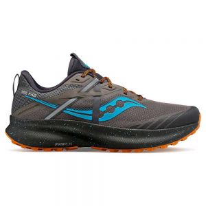Saucony Ride 15 Trail Running Shoes Grey Man