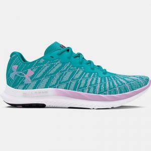 Women's  Under Armour  Charged Breeze 2 Running Shoes Circuit Teal / Purple Ace / Purple Ace 2.5