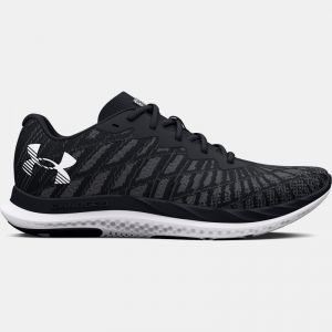 Women's  Under Armour  Charged Breeze 2 Running Shoes Black / Jet Gray / White 9.5