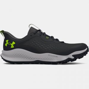 Women's  Under Armour  Charged Maven Trail Running Shoes Black / Castlerock / High Vis Yellow 8