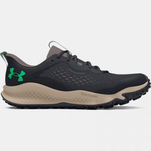 Men's  Under Armour  Charged Maven Trail Running Shoes Black / Fresh Clay / Vapor Green 8