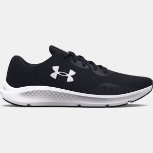 Women's  Under Armour  Charged Pursuit 3 Running Shoes Black / Black / White 2.5