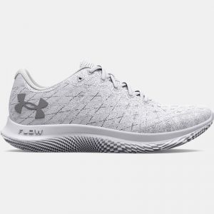 Women's  Under Armour  Flow Velociti Wind 2 Running Shoes White / Halo Gray / Halo Gray 4