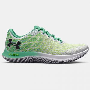 Women's  Under Armour  Flow Velociti Wind 2 Running Shoes White / Green Breeze / Black 7.5