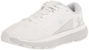 Under Armour Mens HOVR? Infinite 5 Running Shoes White/Halo Grey 7.5 (42)