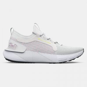 Women's  Under Armour  HOVR? Phantom 3 SE Running Shoes Gray Mist / Yellow Ray / Fresh Orchid 8.5