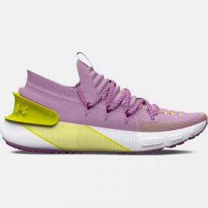 Women's  Under Armour  HOVR? Phantom 3 Running Shoes Fresh Orchid / White / Yellow Ray 8.5