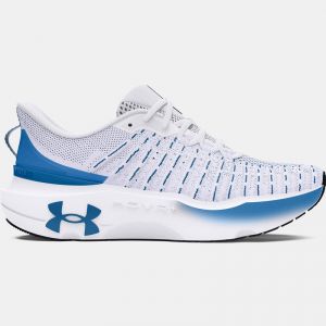 Men's  Under Armour  Infinite Elite Running Shoes White / White / Photon Blue 10.5