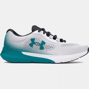 Men's  Under Armour  Rogue 4 Running Shoes White / Circuit Teal / Circuit Teal 6.5