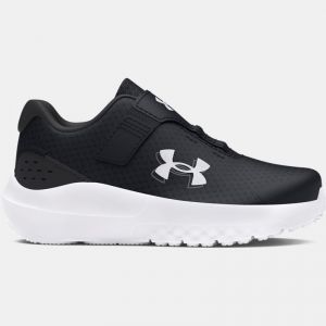 Boys' Infant  Under Armour  Surge 4 AC Running Shoes Black / Anthracite / White 4.5