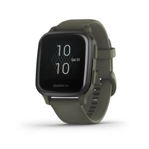 Garmin Venu Sq Music- Smartwatch Green (Renewed)