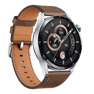 HUAWEI WATCH GT 3 Smartwatch 46MM - 2 Weeks Battery Life Fitness Tracker compatible with Android and iOS - Health Monitor with Personal Running Coach - Extended 3 Month Warranty - Brown