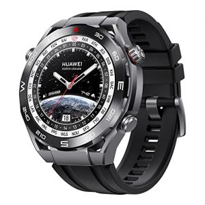 HUAWEI WATCH Ultimate Smart Watch - Zirconium Based Case & Sapphire Dial - Precision GPS & Advanced Diving Features - Long Life Battery Fitness Watch Android & iOS Compatible - 46MM Black