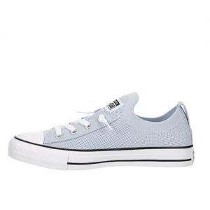Converse Unisex Chuck Taylor All Star Shoreline Knit Sneaker - Lace up Closure Style - Light Blue White