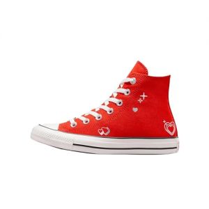 Converse Chuck Taylor All Star Y2K Heart Sneaker Rossa da Donna A09117C Rosso
