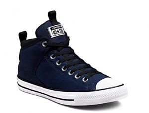 Converse Unisex Chuck Taylor All Star High Street Mid Lace Up Style Sneaker - Obsidian/Midnight Navy