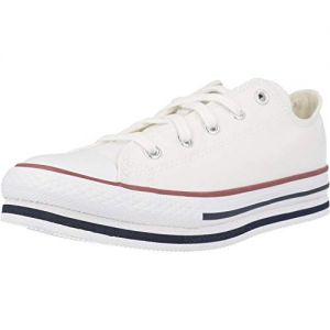 Converse Chuck Taylor All Star Platform EVA OX Girl's White Sportshoes 668028C