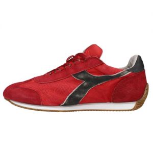 Diadora Mens Equipe Suede Sw Lace Up Sneakers Shoes Casual - Red