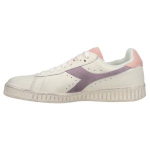 Diadora Womens Game L Low Icona Lace Up Sneakers Shoes Casual - White