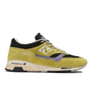 New Balance Unisex MADE in UK 1500 in Green/Black/Purple/Yellow Suede/Mesh