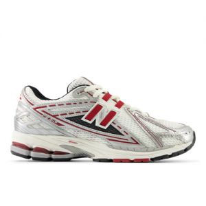 New Balance Unisex 1906R in Grey/Red/White Synthetic, size 12.5