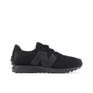 New Balance Kids' 327 in Black Synthetic, size 5.5