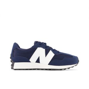 New Balance Kids' 327 in Blue/White Synthetic, size 5