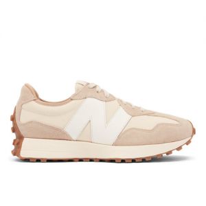 New Balance Unisex 327 in Brown/White/Beige Suede/Mesh