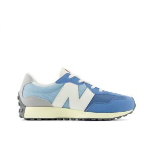 New Balance Kids' 327 in Blue/Grey Synthetic, size 5