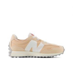 New Balance Kids' 327 in Pink/White Synthetic, size 13