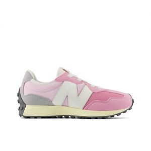 New Balance Kids' 327 in Pink/Grey Synthetic, size 13