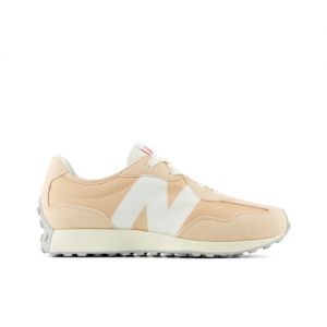 New Balance Kids' 327 in Pink/White Synthetic, size 5.5