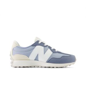 New Balance Kids' 327 in Grey/Beige Synthetic