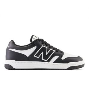 New Balance Men's 480 in White/Black Leather, size 12.5