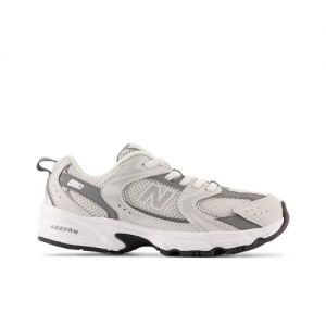 New Balance Kids' 530 Bungee in Grey Synthetic, size 13