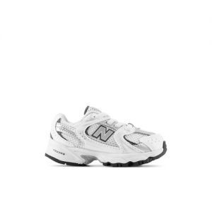 New Balance Infants' 530 Bungee in White/Blue/Grey Synthetic, size 6