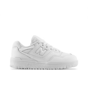 New Balance Kids' 550 in White Leather